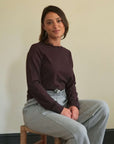 Audrey Plum with Kate Grey Marl joggers