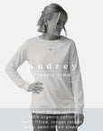 audrey long sleeve organic cotton crew