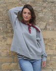 Authentic sweatshirt with relaxed fit