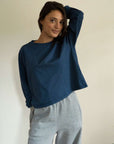 Brushed back jersey joggers