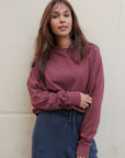 Burgundy_sweatshirt_with_navy_joggers