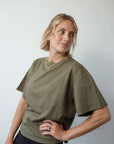 Dark_olive_cropped_t-shirt_-_Hannah