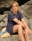 Emma Organic Cotton Navy T-Shirt Dress COMING SOON