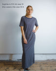 Elle Navy Stripe dress size guide