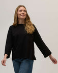 Ethically_made_organic_cotton_boxy_t-shirt_-_Erin_in_black
