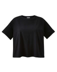 Hannah Black cropped women's t-shirt