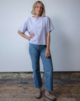 Hannah Midweight Organic Cotton Lilac T-Shirt PRE-ORDER