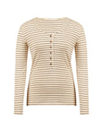 Iris_Midweight_Ecru_and_Navy_Stripe_Rib_Organic_Cotton_Top