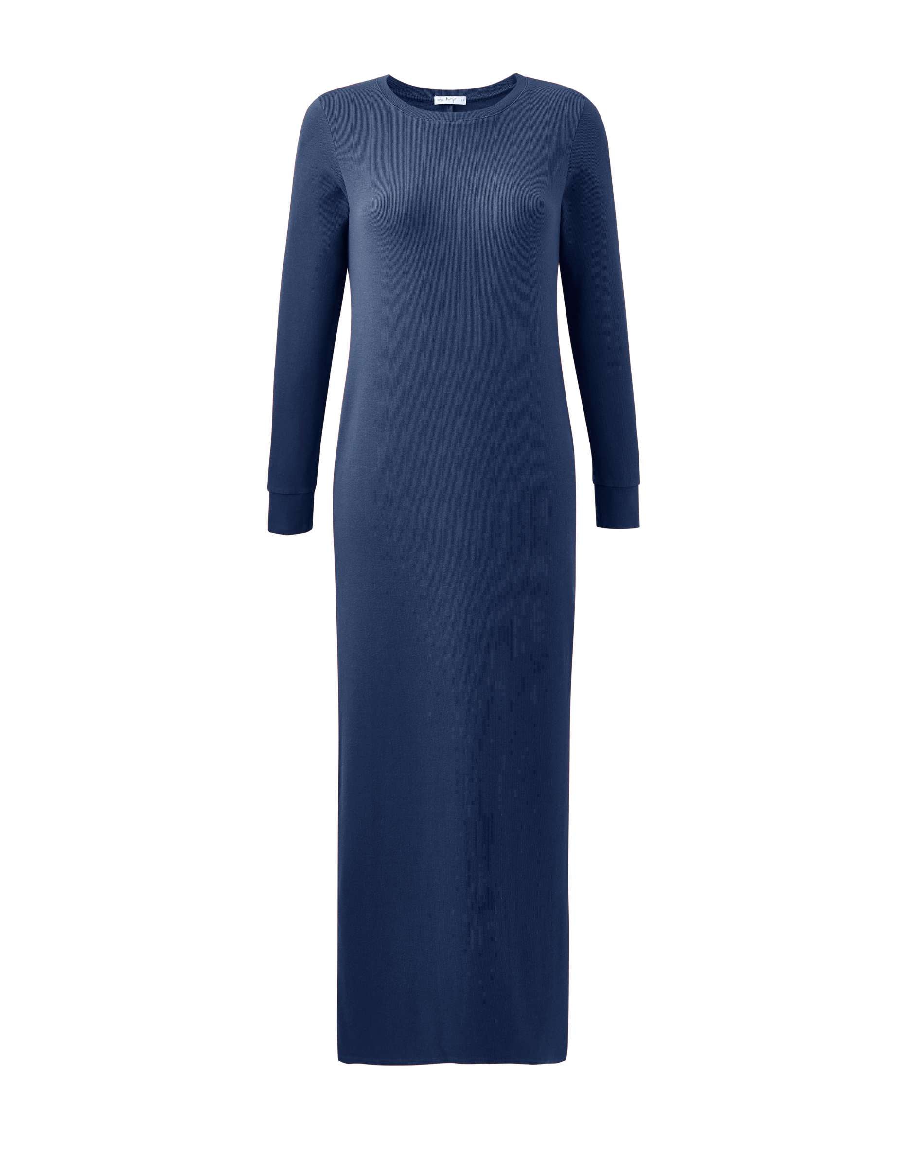 Luxe_Organic_Cotton_Navy_Rib_Dress_-_Lydia