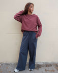 Kate Organic Cotton Vintage Navy Joggers