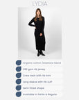 Lydia dress fit guide
