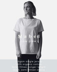 Mabel Low Crew Organic Cotton Navy T-Shirt