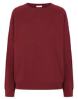 organic cotton sweatshirt with raglan sleeve