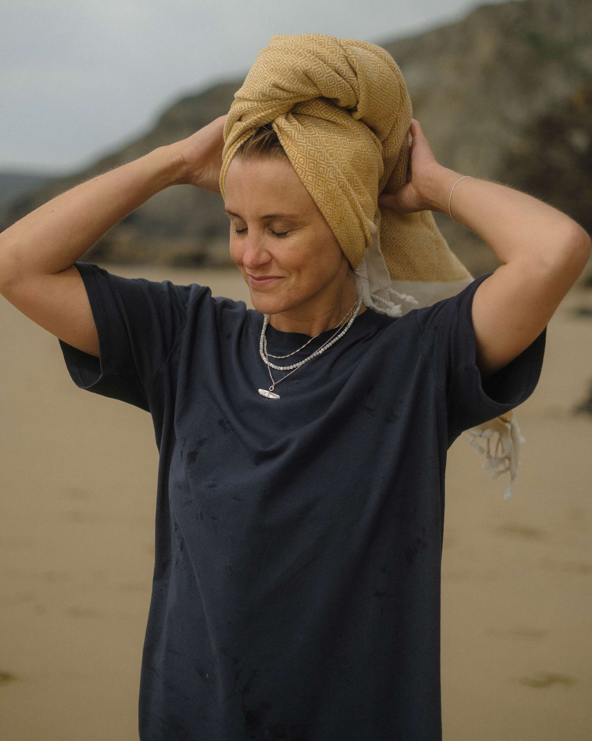 Navy holiday t-shirt dress