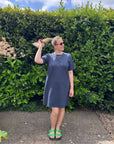 Emma Organic Cotton Navy T-Shirt Dress COMING SOON