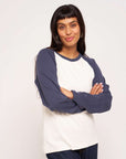 Nicola_Raglan_long sleeve_e_Navy_Ecru_crew-t-shirt