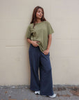 Kate Organic Cotton Vintage Navy Joggers
