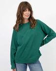 green sweatshirt for women