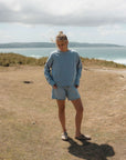 Premium_blue_sweatshirt_with_shorts