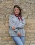 Connie Authentic Organic Cotton Grey Marl Sweatshirt