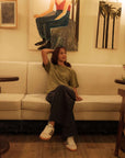 Kate Organic Cotton Vintage Navy Joggers