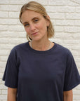 Emma Organic Cotton Navy T-Shirt Dress COMING SOON