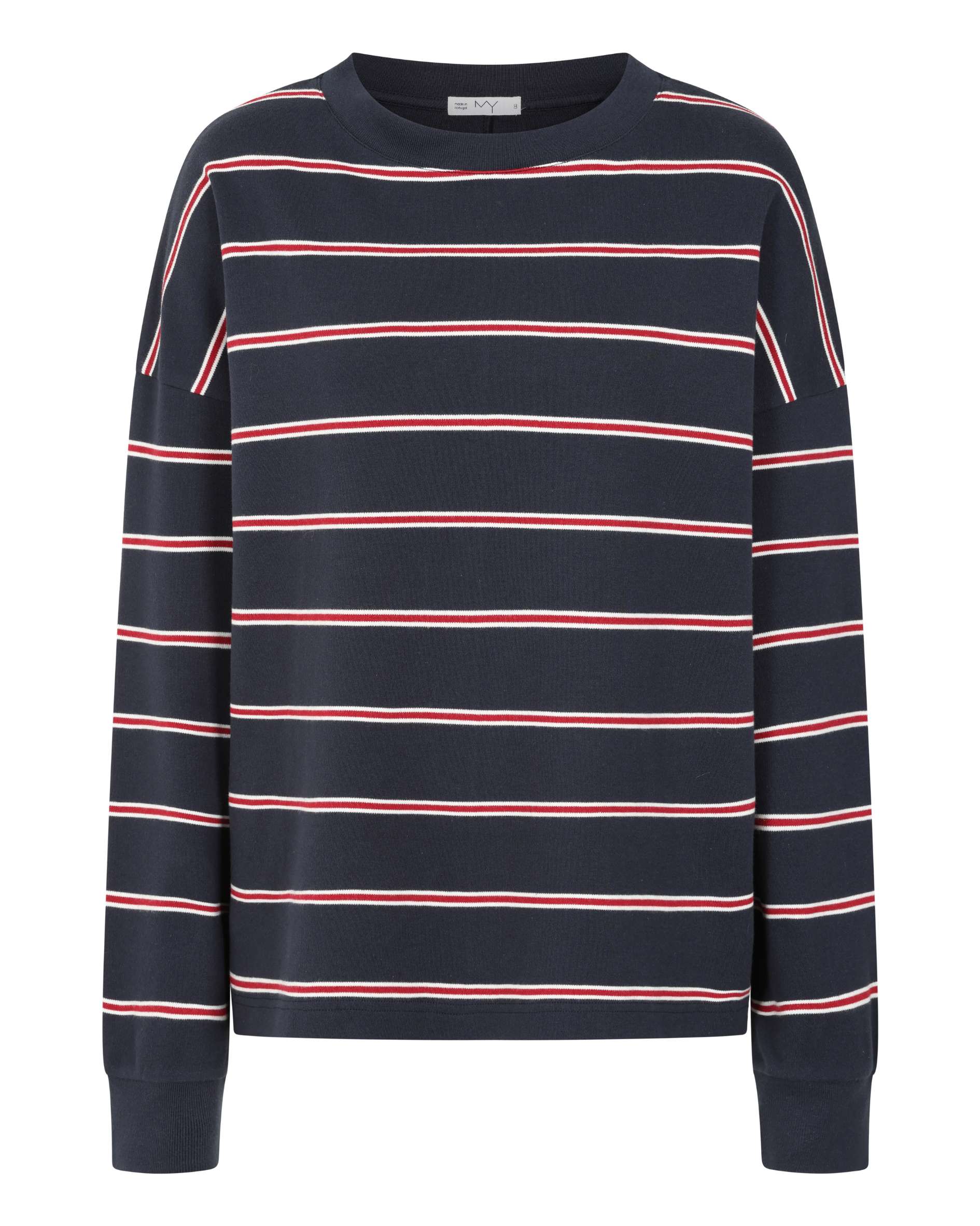 dropped shoulder sweatshirt in boyfriend fit