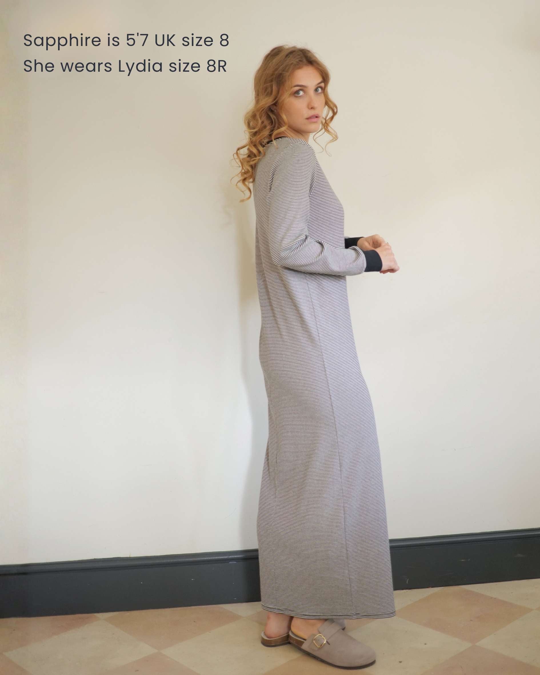 Sapphire_models_Lydia_Luxe_Ribbed_Dress_in_size_8_regular