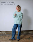 Sophie_wears_Nancy_Oversized_Organic_Cotton_Seafoam_Sweatshirt_in_size_10