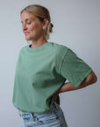 Sustainable green Hannah t-shirt - Sophie Hellyer