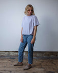 Hannah Midweight Organic Cotton Lilac T-Shirt PRE-ORDER