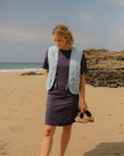 Emma Organic Cotton Navy T-Shirt Dress COMING SOON