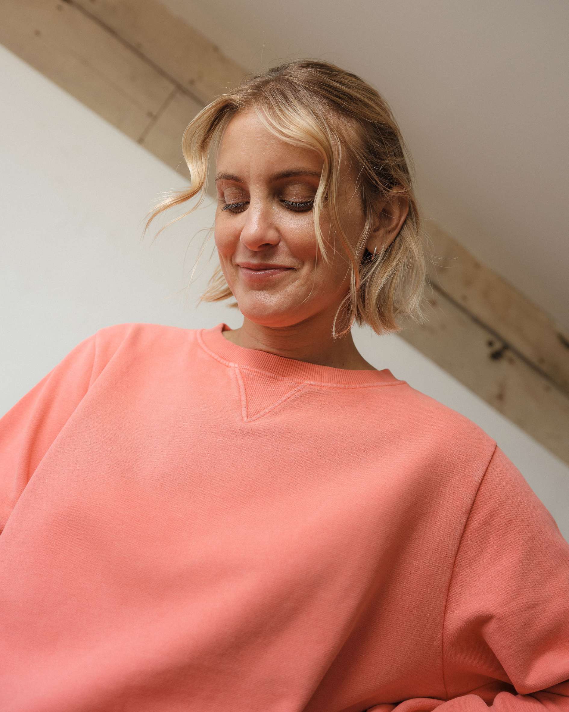 Verity sweatshirt in watermelon colour