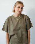 Women_s_boxy_t-shirt_in_dark_olive_-_organic_cotton