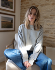 grey marl Womens Pullover Sweatshirts