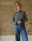 organic cotton ribbed tee