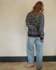 womens sweatshirts in breton stripe