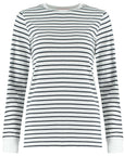 the most classic breton tee for women with rib cuffs