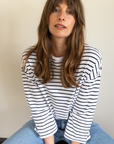 3/4 sleeve breton tee