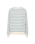 blue breton womens cotton sweatshirt