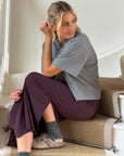 charcoal grey t shirt for women