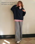 navy blue sweatshirt for women