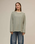 green breton top in organic cotton