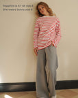 Sonny Midweight Organic Cotton Red Breton T-Shirt
