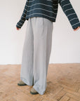 grey marl organic cotton joggers