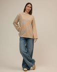 heavyweight organic cotton Breton top