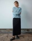 long black skirt organic cotton