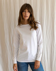 Audrey Organic Cotton White T-Shirt