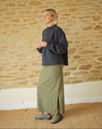 luxurious_sweatshirt_and_green_skirt