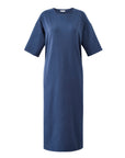oversized navy tshirt dress with pockets